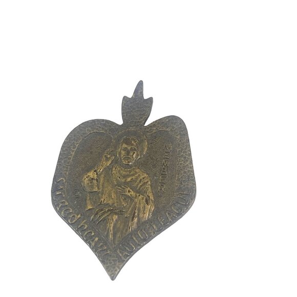 Sacred Heart Auto League Medal Vintage - Picture 7 of 8